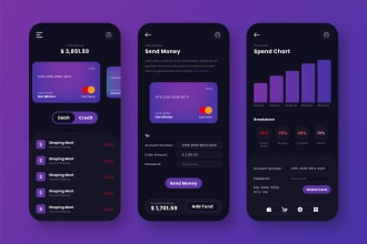 develop fintech app, payment app, wallet app, bank app, money transfer app