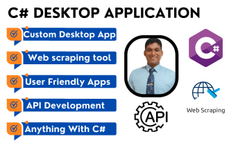 develop desktop application for windows using c sharp