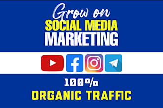 do manual and organic social media promotion