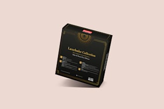 custom food packaging labels and box packaging design