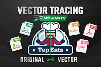 convert logo to vector and vector tracing