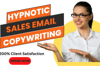 copywrite high converting sales email copy and story based sales newsletter copy