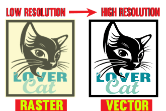convert drawing into digital art, vector tracing logo and image