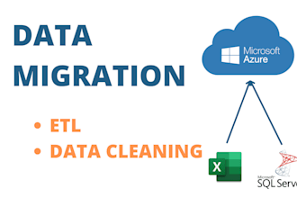 do data migration for ms sql, mysql, to azure sql server