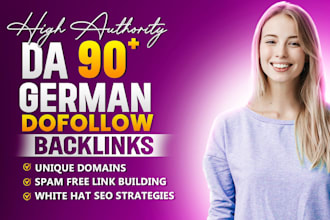do quality link building with high da authority german dofollow SEO backlinks