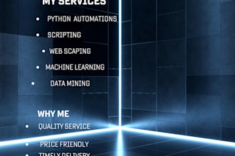 do python scripting, coding, automation tasks, web scraping
