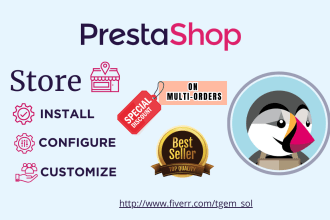 install, configure, and customize your prestashop store