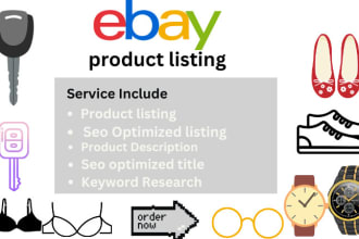 do ebay listing, ebay product listing, etsy lister ebay SEO lister