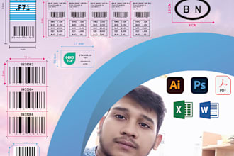 create any barcode or qr code with barcode, hang tag, sticker