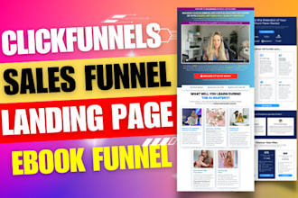 create clickfunnels landing page, sales funnel that convert