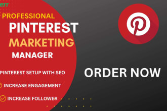 setup, optimize and do pinterest marketing, pins and boards expert