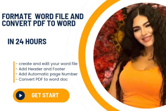 format, edit, design, create microsoft word document