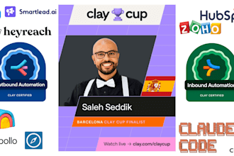 build GTM automation by clay, n8n, heyreach, instantly