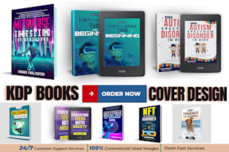 do KDP ebook, paperback, hardcover design