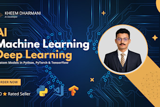 develop ai, machine learning, and deep learning models in python