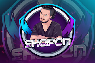 make gaming mascot twitch logo for you