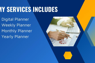 create hyperlinked digital planner and instructional manual