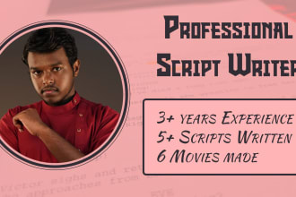 write screenplays for your short film based on your story