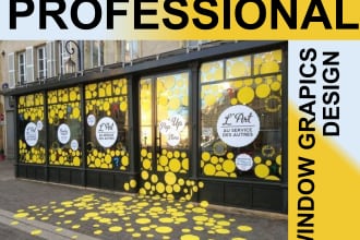 professionally design window graphics