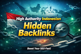 provide high authority 50 hidden backlinks created from id domains