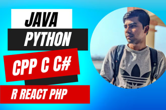 write scripts in python javascript, r  and programming projects