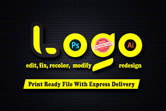 redesign, vectorize, fix, modify, and customize your logo