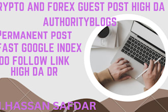 high da crypto ,forex  and attractive guest post