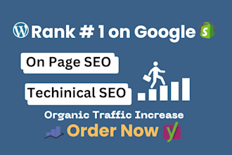 optimize wordpress shopify on page SEO, to get more sales