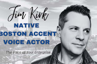 record your authentic boston accent voice over