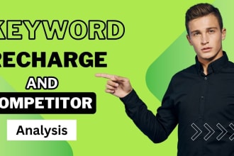 the best SEO keyword recharge and competitor analysis for top ranking on google