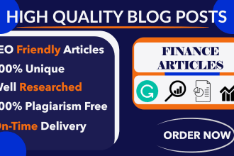 write personal finance, budgeting, investment, and case study articles