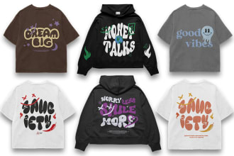 create streetwear clothing design shirts or hoodies
