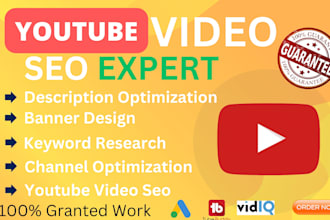 organic growth video SEO youtube optimization rapid ranking with monetization