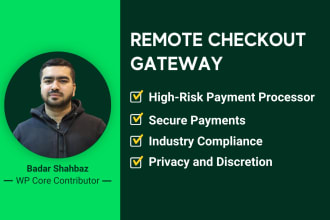 develop payment gateway for high risk products website