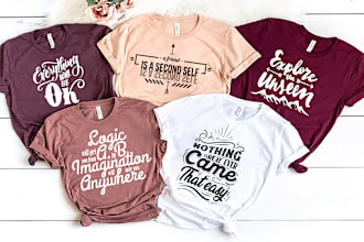 do custom typography christian t shirt and graphic design