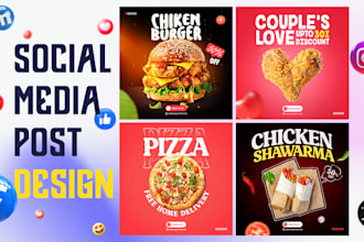 design social media post, ads and banner