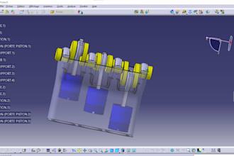 do 3d and 2d cad design and technical drawing in solidworks, catia ansys
