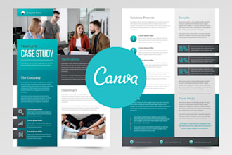 do professional canva newsletter and magazine design
