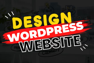 design, redesign, clone or revamp wordpress website