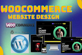 design woo commerce website or wordpress ecommerce website