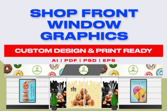 elevate your storefront with captivating window graphics