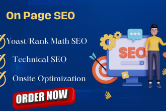 do full advanced onsite optimization for your website