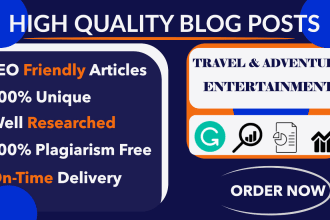 write travel guides and adventure articles