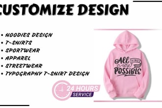 design hoodie sweatshirts and mockups for you