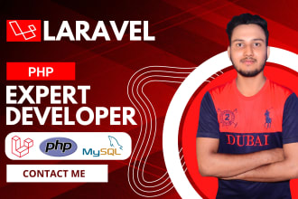 develop dynamic web applications with PHP and laravel