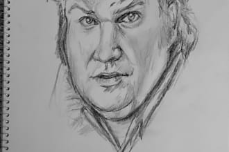 draw portraits and pictures for you with a reference