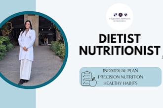 be your online nutrition coach and dietist nutritionist
