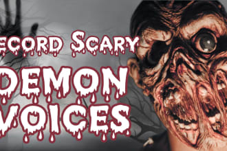 do a scary evil or monster character voice