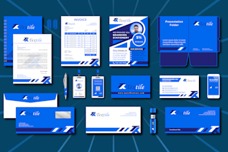 do business card, letterhead, stationery design, and corporate brand identity