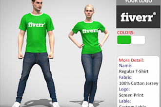 create  fashion, sports wear mockup in clo 3d and marvelous